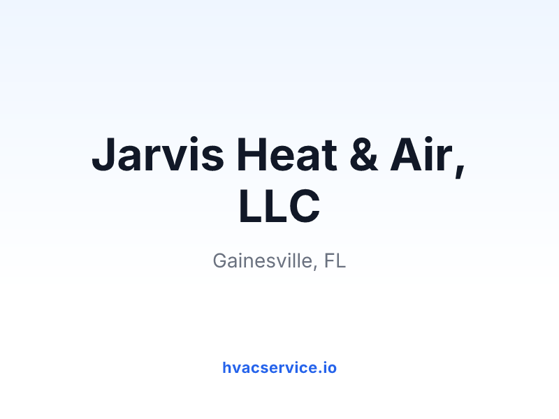 Jarvis Heat & Air, LLC