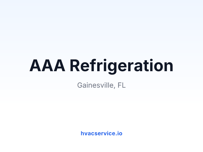 AAA Refrigeration