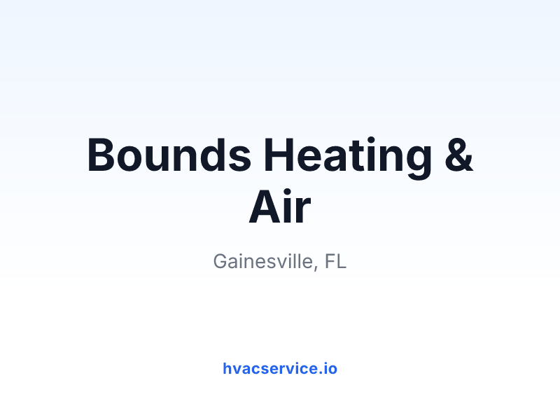 Bounds Heating & Air
