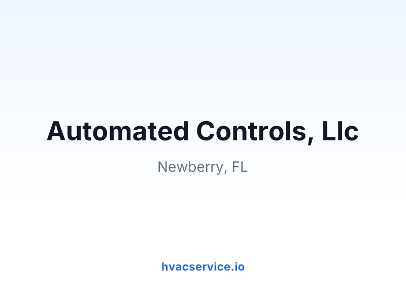 Automated Controls, Llc