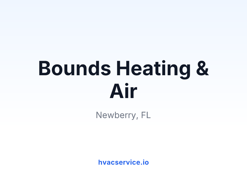 Bounds Heating & Air