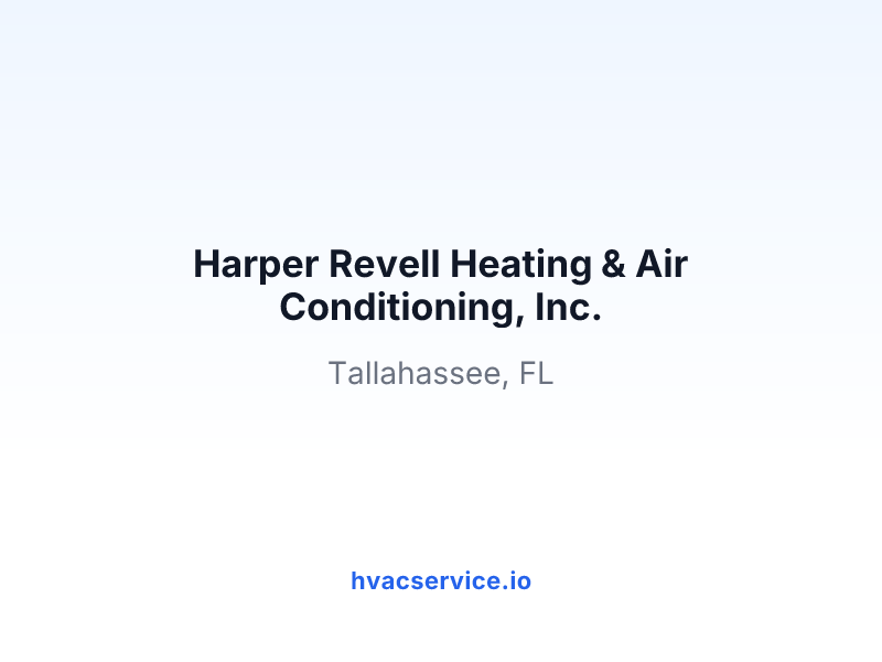Harper Revell Heating & Air Conditioning, Inc.