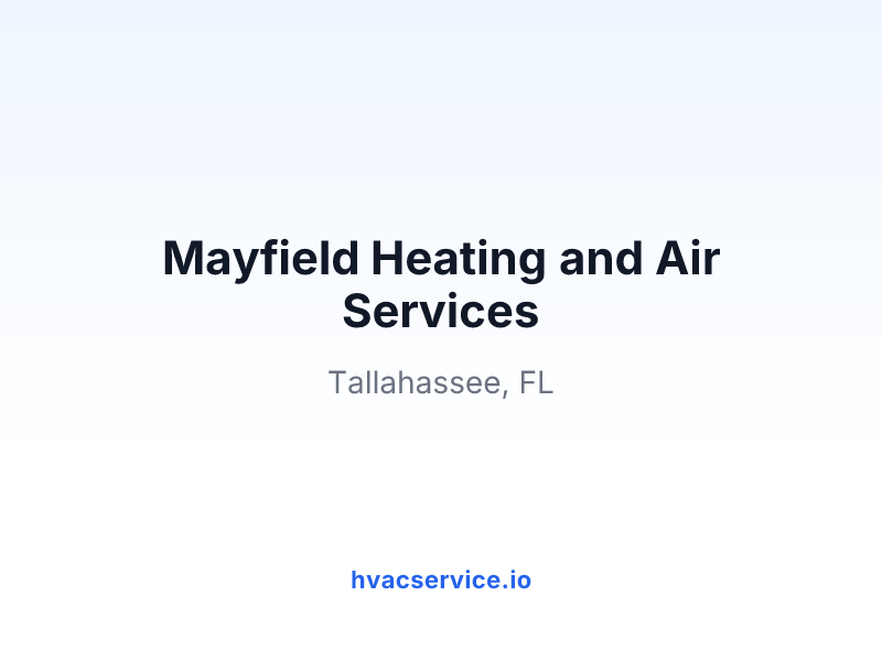 Mayfield Heating and Air Services