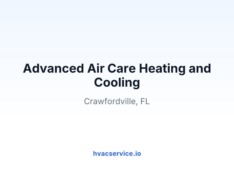 Advanced Air Care Heating and Cooling