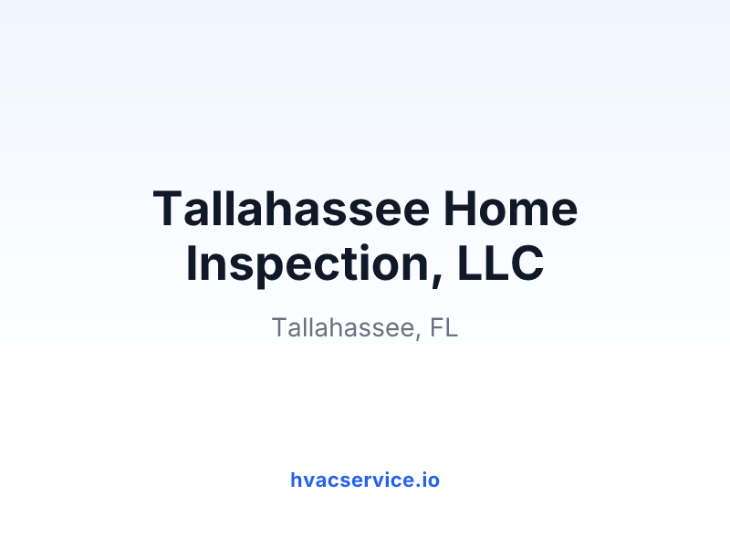 Tallahassee Home Inspection, LLC