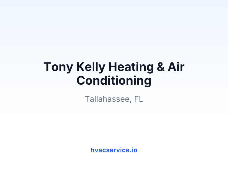 Tony Kelly Heating & Air Conditioning