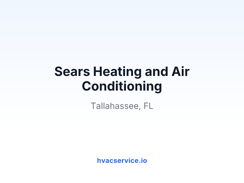 Sears Heating and Air Conditioning