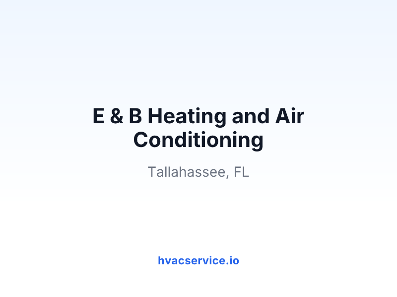 E & B Heating and Air Conditioning