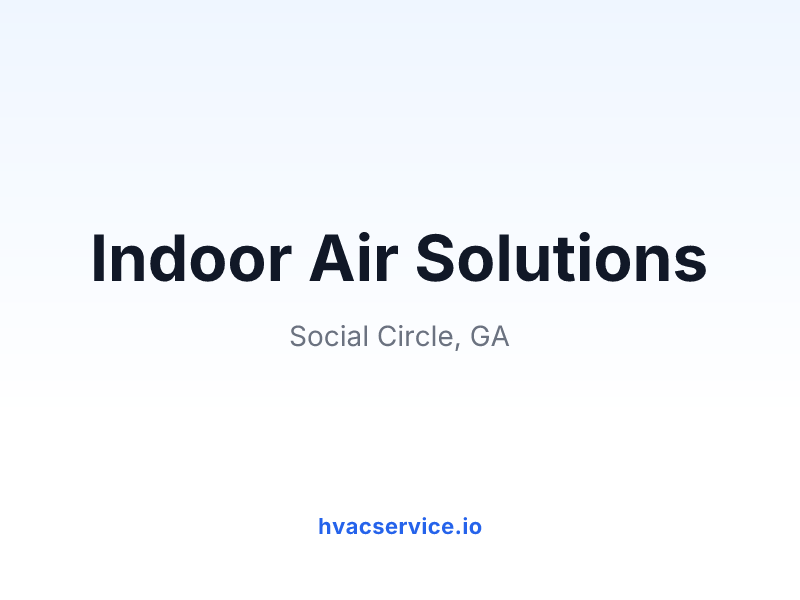 Indoor Air Solutions