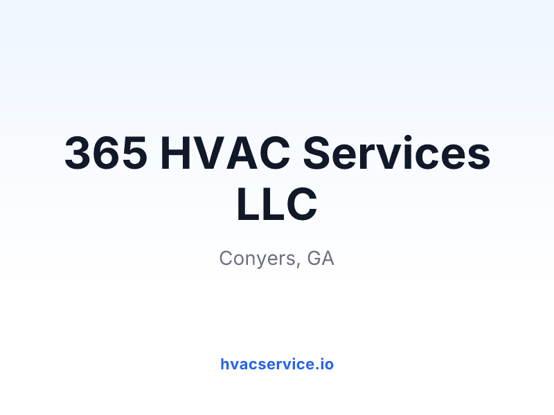 365 HVAC Services LLC