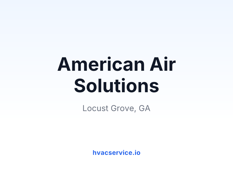 American Air Solutions
