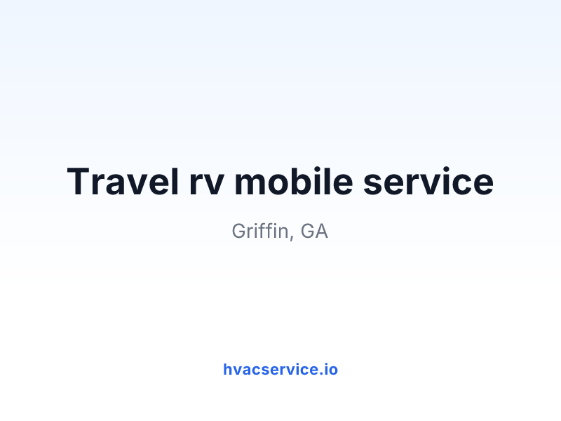 Travel rv mobile service