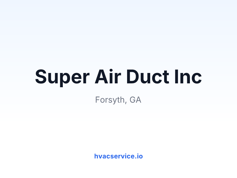 Super Air Duct Inc