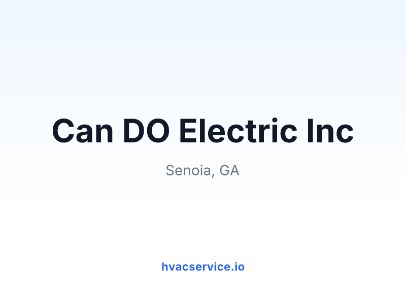 Can DO Electric Inc
