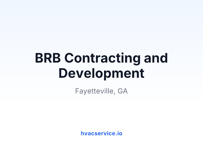 BRB Contracting and Development