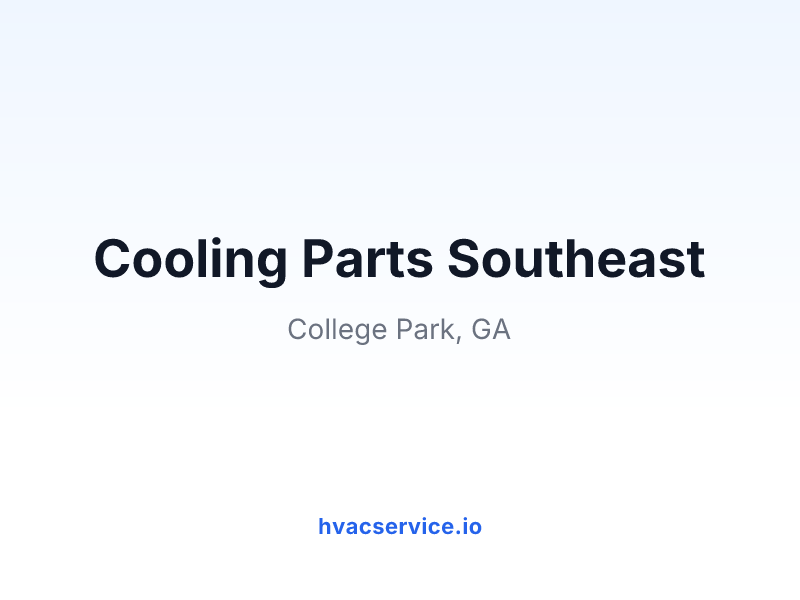 Cooling Parts Southeast