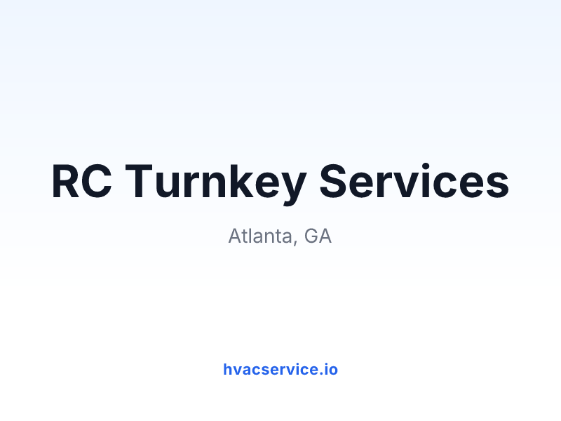 RC Turnkey Services