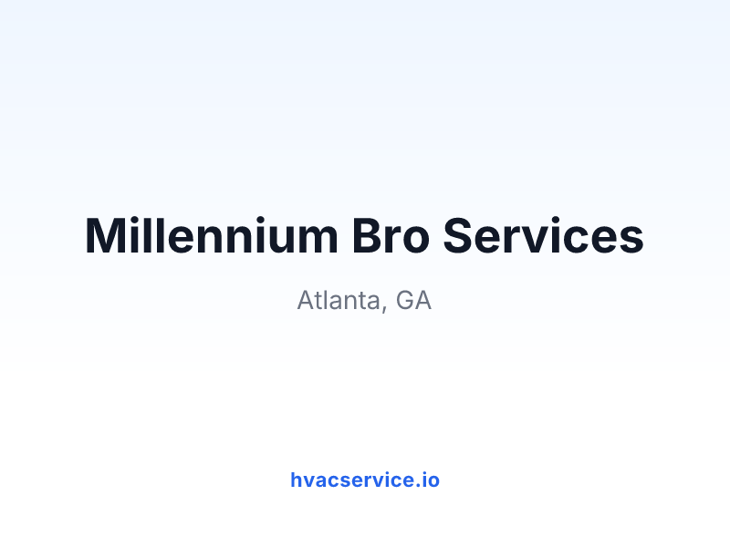 Millennium Bro Services