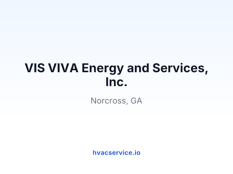 VIS VIVA Energy and Services, Inc.