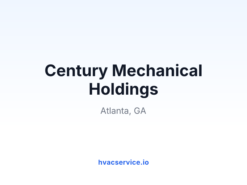 Century Mechanical Holdings