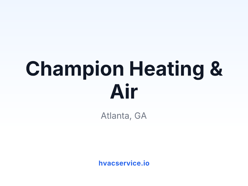 Champion Heating & Air