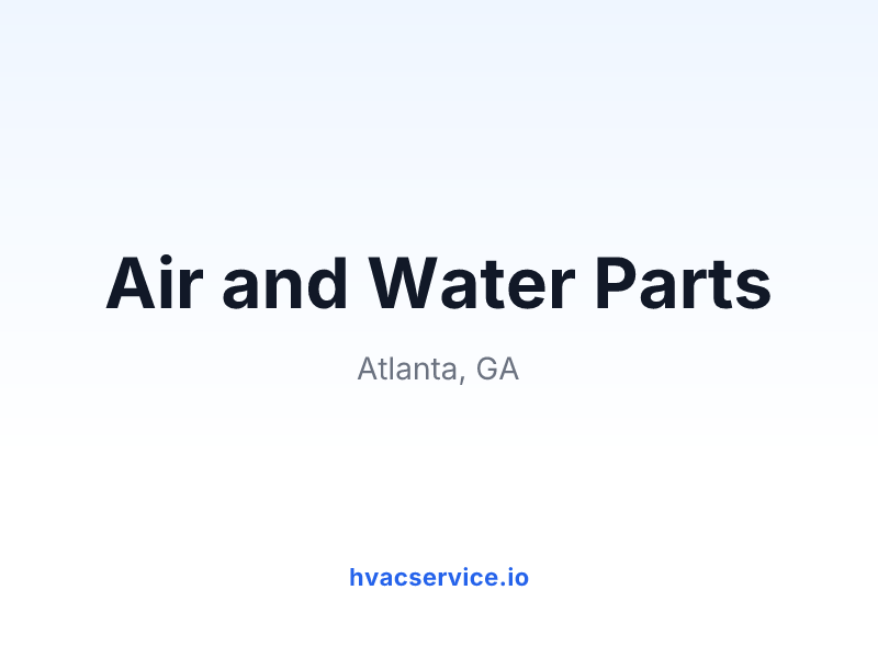 Air and Water Parts