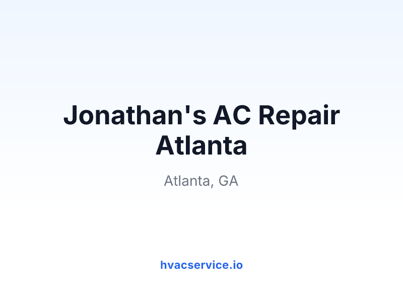 Jonathan's AC Repair Atlanta
