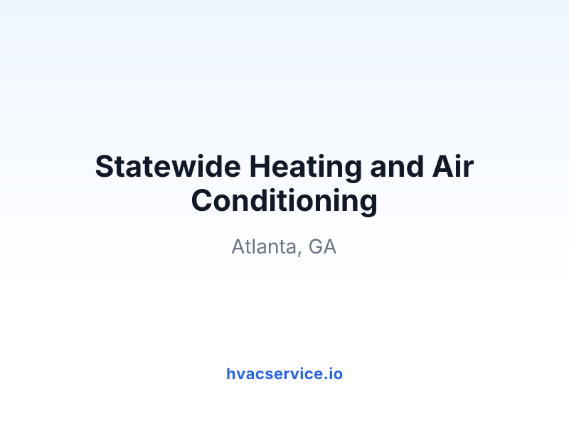 Statewide Heating and Air Conditioning