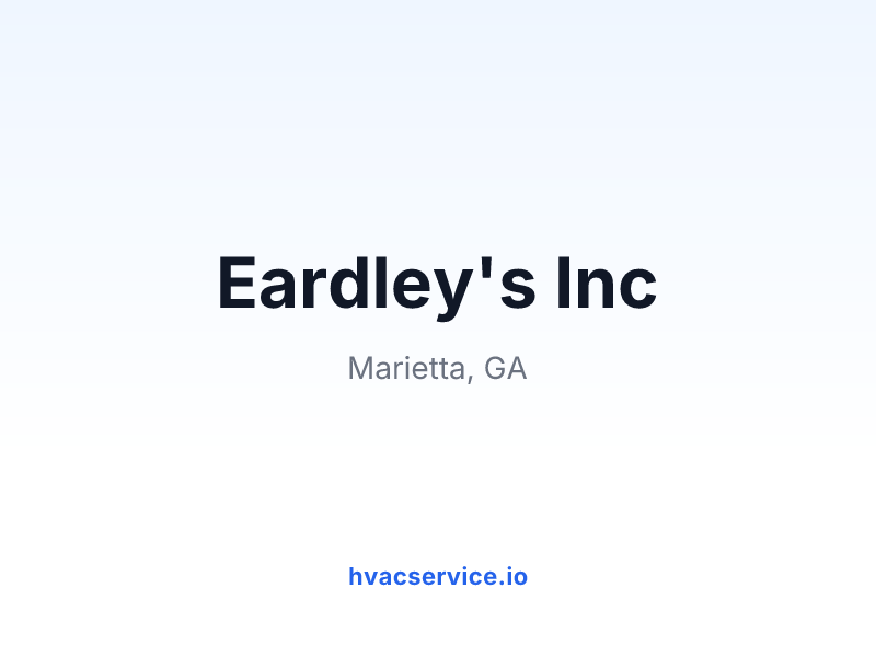 Eardley's Inc