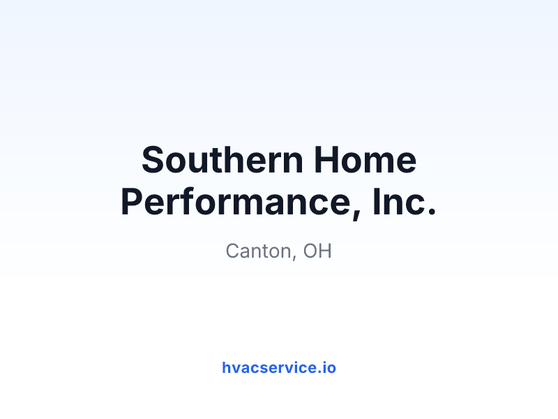 Southern Home Performance, Inc.