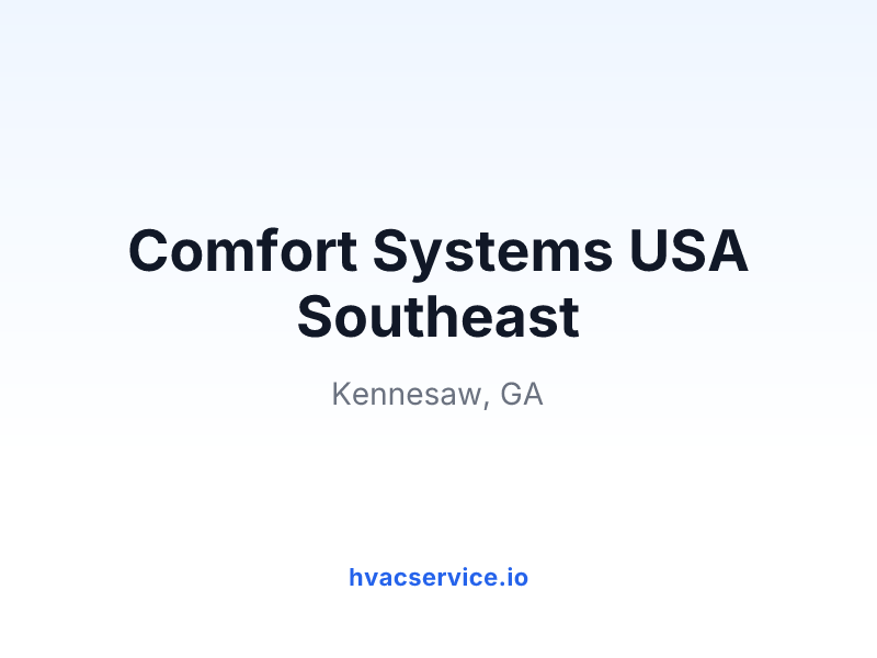 Comfort Systems USA Southeast