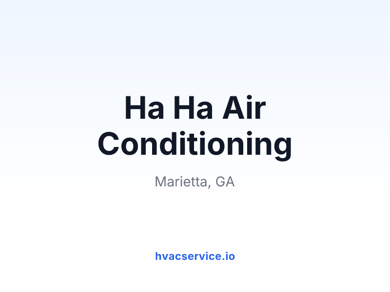 Ha Ha Air Conditioning