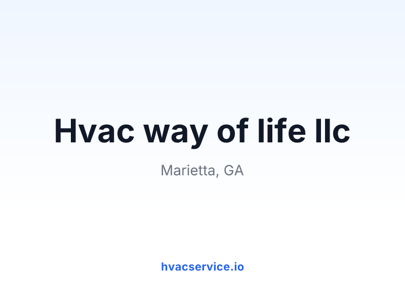 Hvac way of life llc