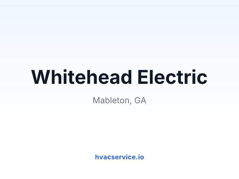 Whitehead Electric