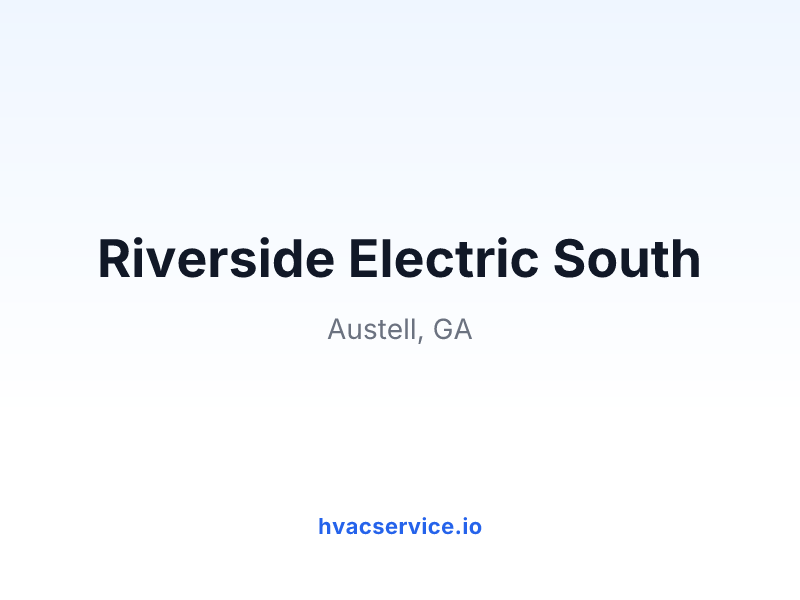 Riverside Electric South