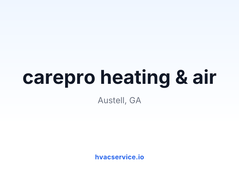 carepro heating & air