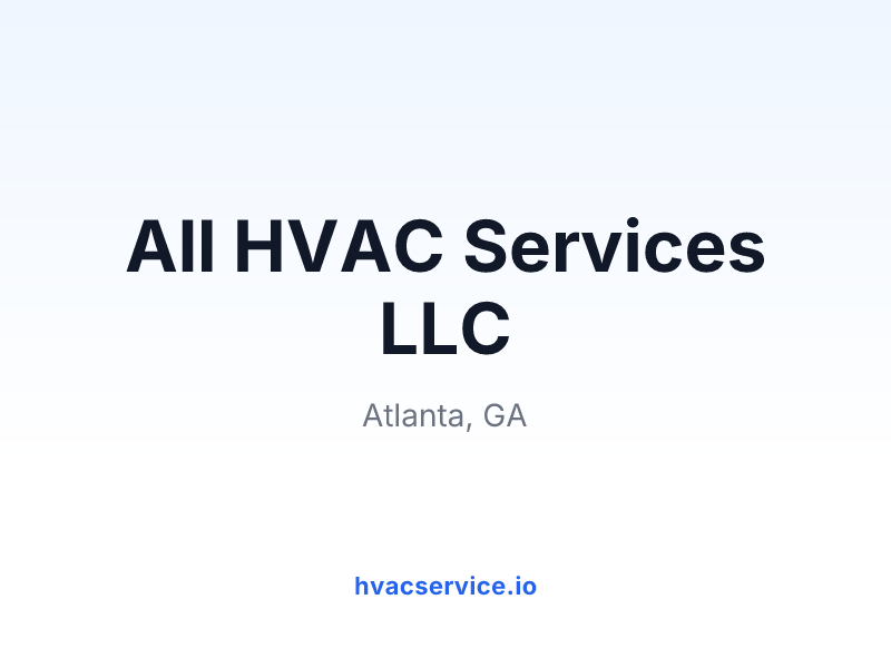 All HVAC Services LLC
