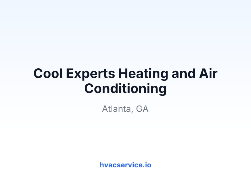 Cool Experts Heating and Air Conditioning