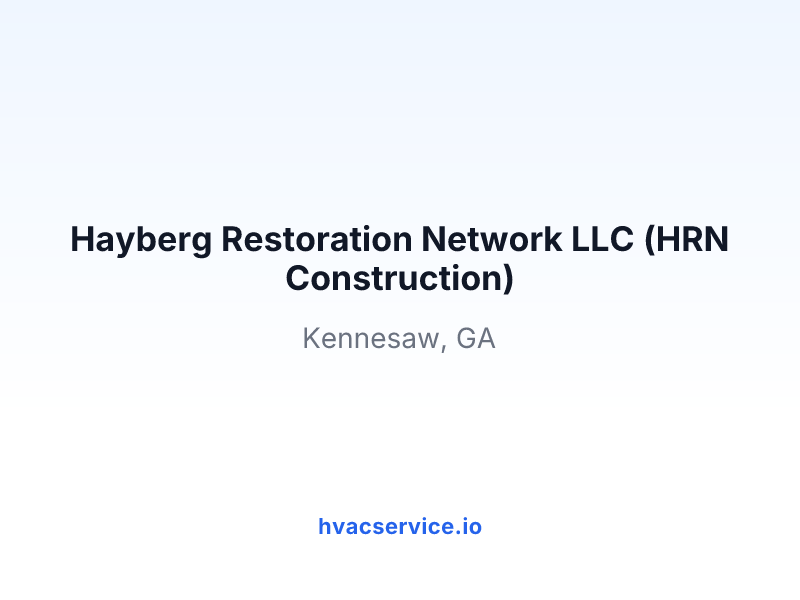 Hayberg Restoration Network LLC (HRN Construction)