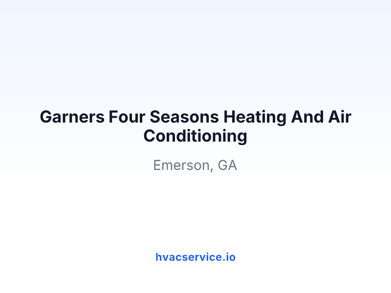 Garners Four Seasons Heating And Air Conditioning