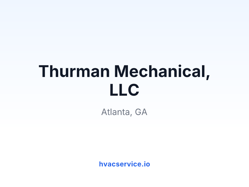 Thurman Mechanical, LLC