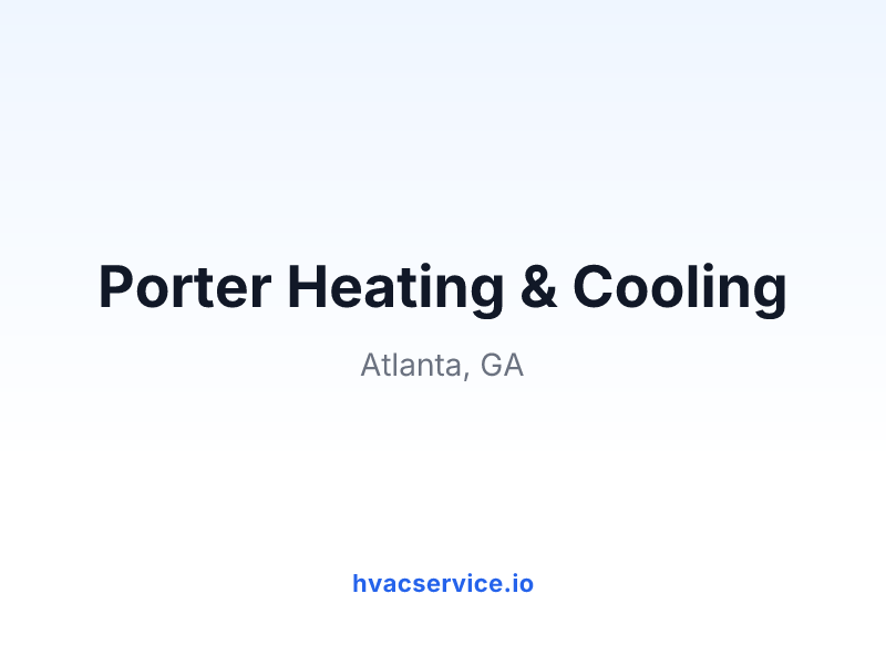 Porter Heating & Cooling