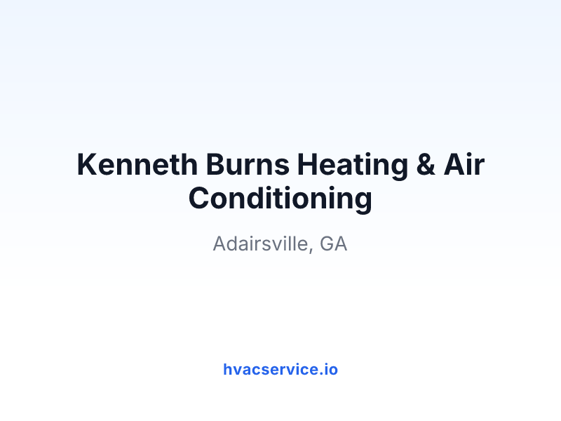 Kenneth Burns Heating & Air Conditioning