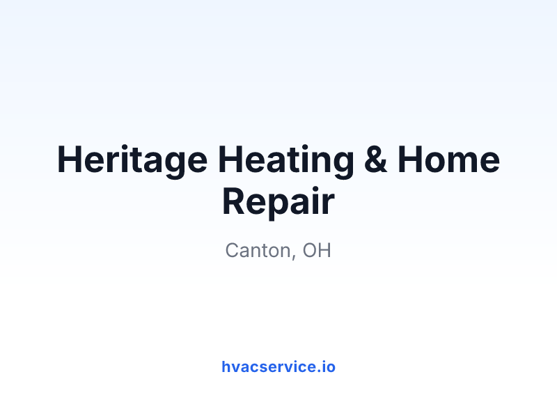 Heritage Heating & Home Repair