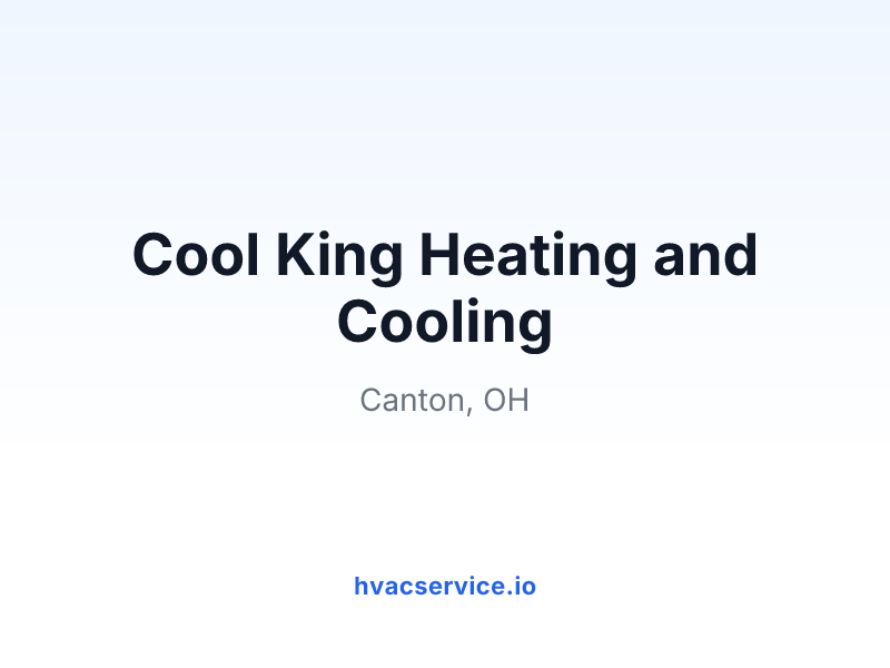 Cool King Heating and Cooling