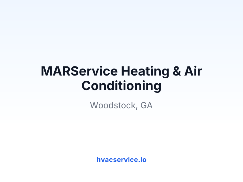 MARService Heating & Air Conditioning