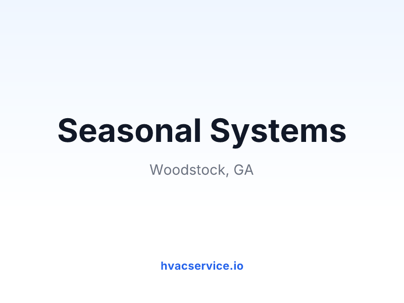 Seasonal Systems