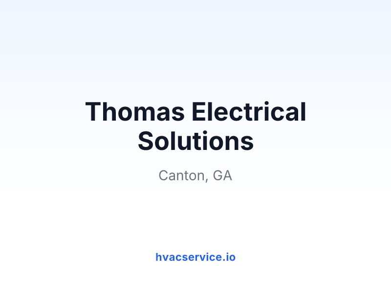 Thomas Electrical Solutions