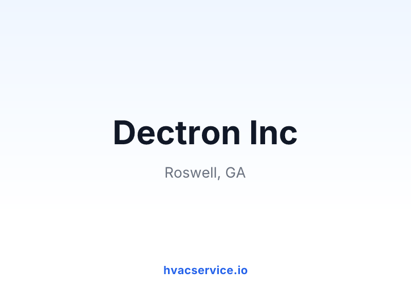 Dectron Inc