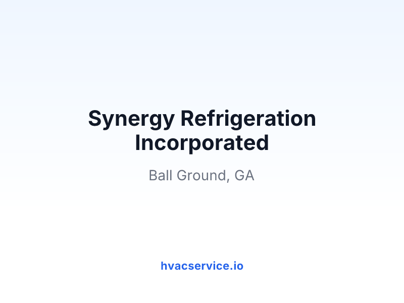 Synergy Refrigeration Incorporated